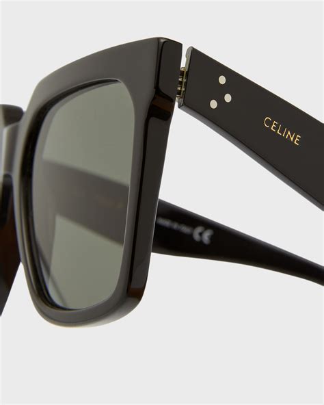 celine square acetate sunglasses w/ side studs|CELINE PALO ALTO NEIMAN MARCUS LEATHER GOODS.